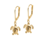 DORMEUSES TURTLE DORE OR FIN 24K