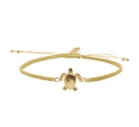 GRIGRI TURTLE CHAMPAGNE DORE OR FIN 24K
