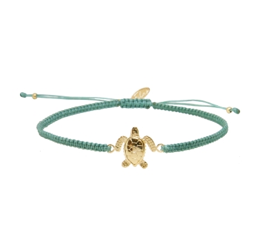 GRIGRI TURTLE Lagon DORE OR FIN 24K