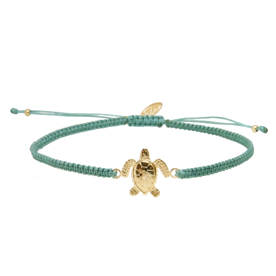 GRIGRI TURTLE Lagon DORE OR FIN 24K