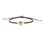 GRIGRI TURTLE MOKA DORE OR FIN 24K