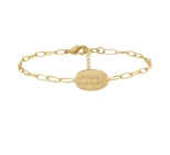 BRACELET L'Amour a La Plage DORE OR FIN 24K