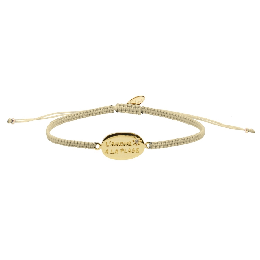 GRIGRI L'Amour a La Plage CHAMPAGNE DORE OR FIN 24K