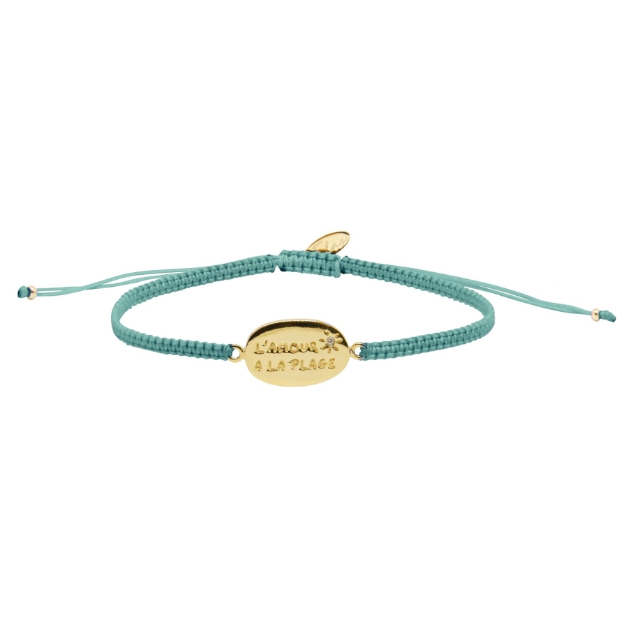 GRIGRI L'Amour a La Plage Lagon DORE OR FIN 24K