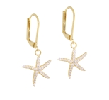 DORMEUSES Starfish DORE OR FIN 24K