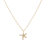 CHAINE Starfish DORE OR FIN 24K