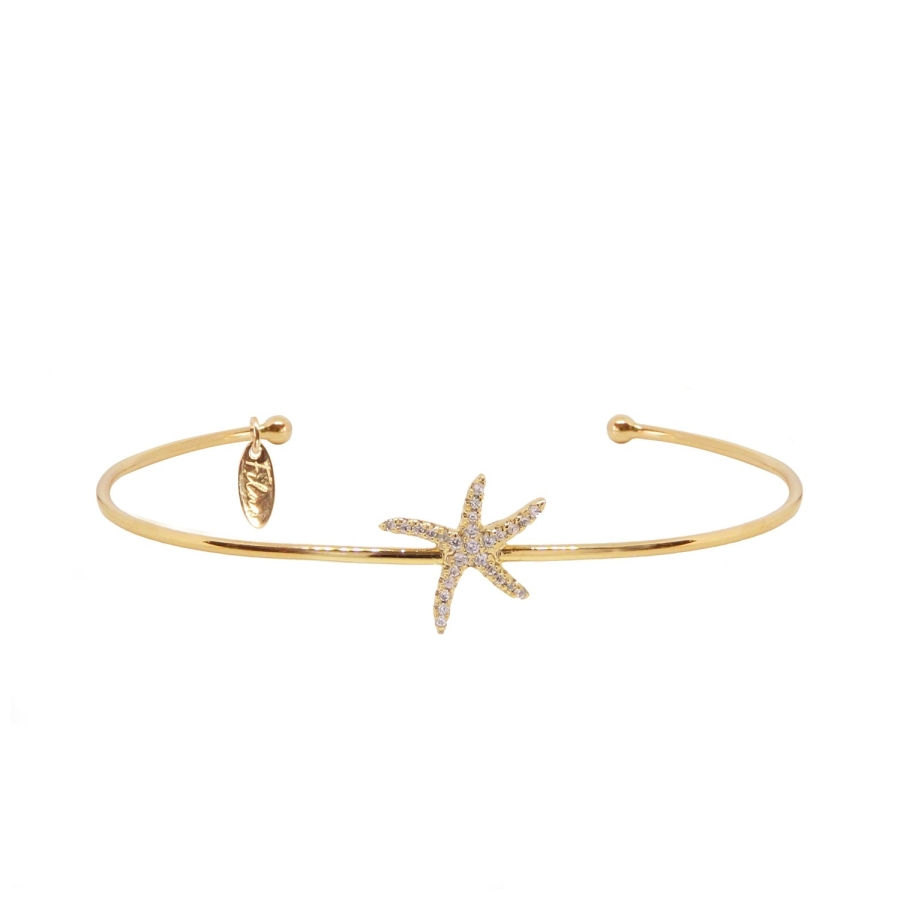 JONC Starfish DORE OR FIN 24K