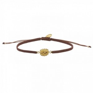 GRIGRI GRAINE FILAO MOKA DORE OR FIN 24 K