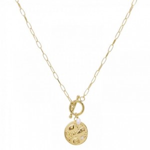 CHAINE QUEEN UNDERSEA ZIRCO DORE OR FIN 24K