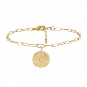 BRACELET SUNSET TAMARIN DORE OR FIN 24K