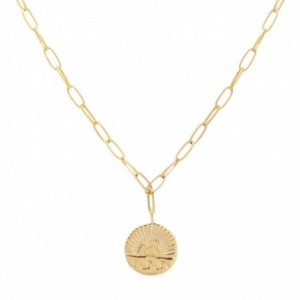 CHAINE SUNSET TAMARIN DORE OR FIN 24K