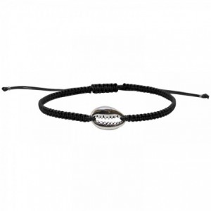 GRIGRI HOMME BONHEUR NOIR PLAQUÉ ARG