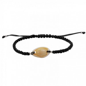 GRIGRI HOMME BEACH NOIR PLAQUE ARGENT