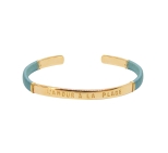 JONC FEMME L'Amour a La Plage Lagon DORE OR FIN 24K