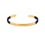 JONC FEMME SEA, SUN & Mauritius Noir DORE OR FIN 24K