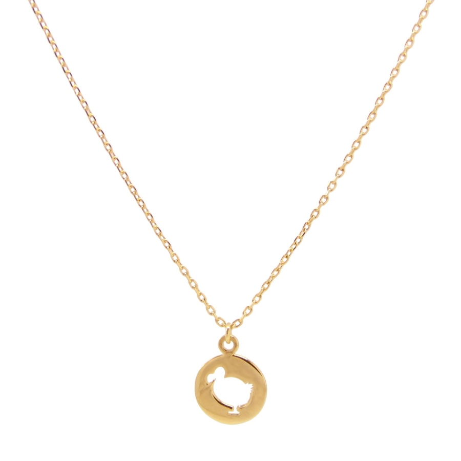 CHAINE MEDAILLE Dodo SHINY 45CM DORE OR FIN 24K / 41+4