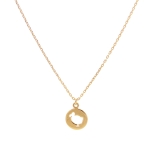 CHAINE MEDAILLE Dodo SHINY 45CM DORE OR FIN 24K / 41+4