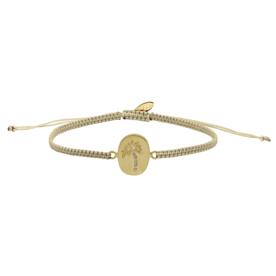 GRIGRI Palm MAT CHAMPAGNE DORE OR FIN 24K