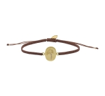 GRIGRI Palm MAT MOKA DORE OR FIN 24K