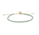 GRIGRI PRECIOUS AMAZONITE Lagon DORE OR FIN 24K