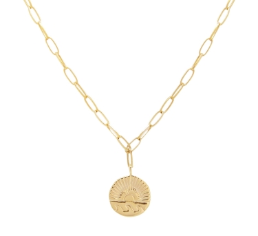 CHAINE SUNSET Tamarin DORE OR FIN 24K