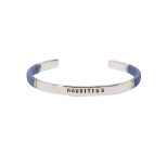 JONC HOMME Mauritius Ocean PLAQUE ARGENT