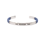 JONC HOMME MO KONTAN TWA Ocean PLAQUE ARGENT