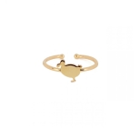 BAGUE LITTLE Dodo SHINY PLAQUE OR 24K