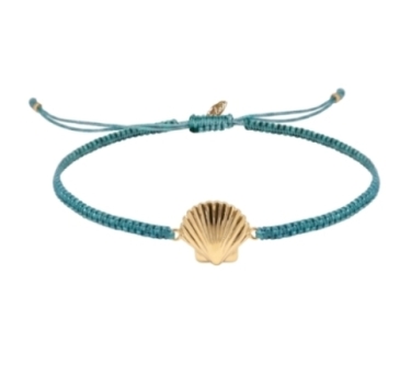 GRIGRI COQUILLA LAGON DORE OR FIN 24K