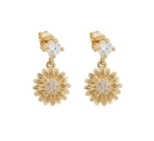 PENDANTES TOURNESOL STONE ZIRCO DORE OR FIN 24K PENDANTES TOURNESOL STONE ZIRCO DORE OR FIN 24K