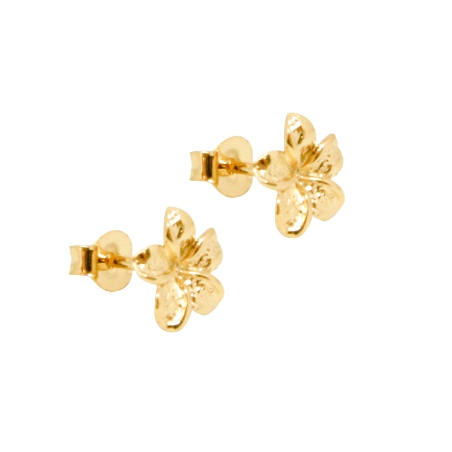 PUCES FRANGIPANE DORE OR FIN 24K