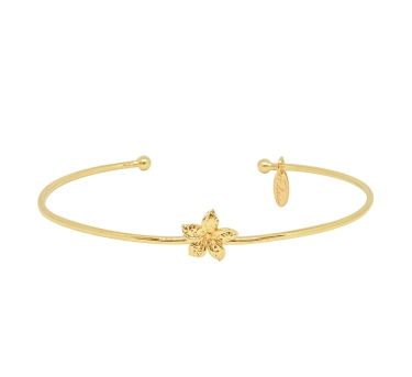 JONC FRANGIPANE DORE OR FIN 24K