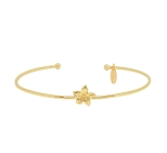JONC FRANGIPANE DORE OR FIN 24K JONC FRANGIPANE DORE OR FIN 24K