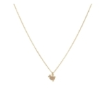 CHAINE LITTLE DODO ZIRCO 44CM DORE OR FIN 24K CHAINE LITTLE DODO ZIRCO 44CM DORE OR FIN 24K