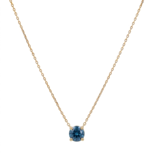 CHAINE SOLO TOPAZE 44CM DORE OR FIN 24K