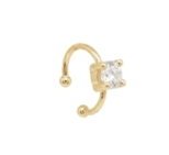 BAGUE D'OREILLE SOLO ZIRCO DORE OR FIN 24K BAGUE D'OREILLE SOLO ZIRCO DORE OR FIN 24K