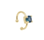 BAGUE D'OREILLE SOLO TOPAZE DORE OR FIN 24K