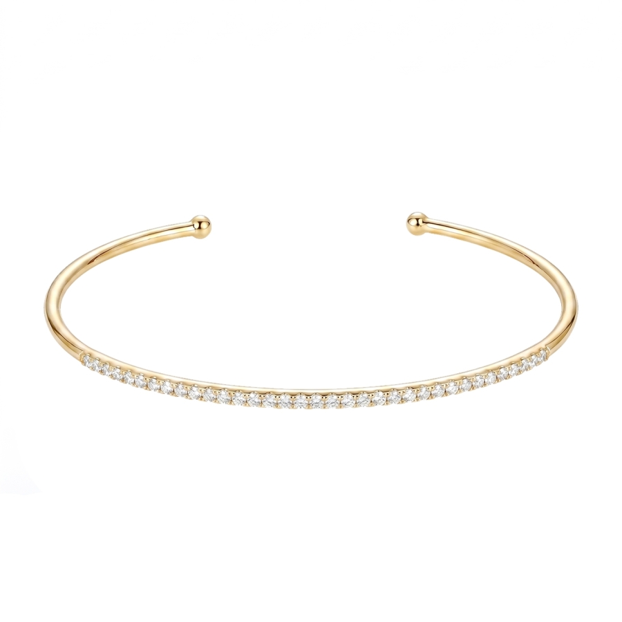JONC UNION ZIRCO DORE OR FIN 24K