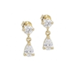 PENDANTES STONE STORY ZIRCO DORE OR FIN 24K