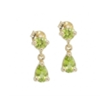 PENDANTES STONE STORY PERIDOT DORE OR FIN 24K