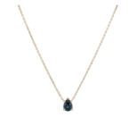 CHAINE STONE STORY TOPAZE DORE OR FIN 24K