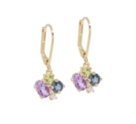 DORMEUSES PASSION STONE DORE OR FIN 24K