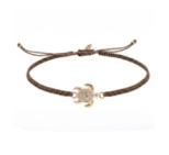 GRIGRI TORTUE ZIRCO MOKA DORE OR FIN 24K GRIGRI TORTUE ZIRCO MOKA DORE OR FIN 24K