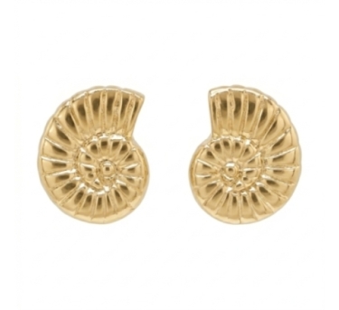 PUCES LITTLE NAUTILUS DORE OR FIN 24K