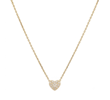 Chaîne Love Zirco dorée or fin 24K ile maurice