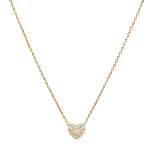 Chaîne Love Zirco dorée or fin 24K ile maurice
