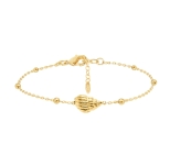 BRACELET TRITON DORE OR FIN 24K