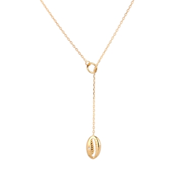 CHAINE BONHEUR ZIRCO 47/4 DORE OR FIN 24K