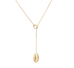 CHAINE BONHEUR ZIRCO 47/4 DORE OR FIN 24K
