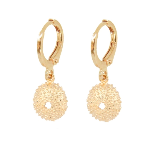 CREOLES OURSIN DORE OR FIN 24K